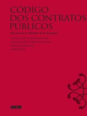 cover image of Código dos Contratos Públicos